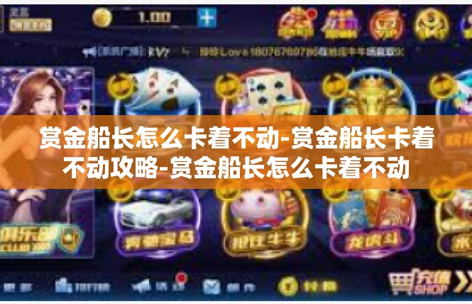 赏金船长怎么卡着不动-赏金船长卡着不动攻略-赏金船长怎么卡着不动