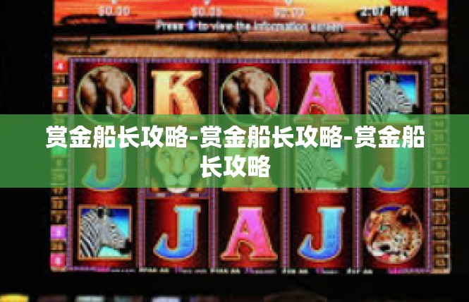 赏金船长攻略-赏金船长攻略-赏金船长攻略