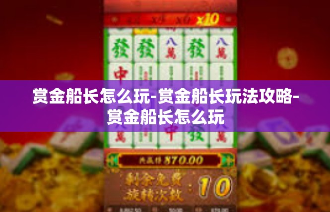 赏金船长怎么玩-赏金船长玩法攻略-赏金船长怎么玩