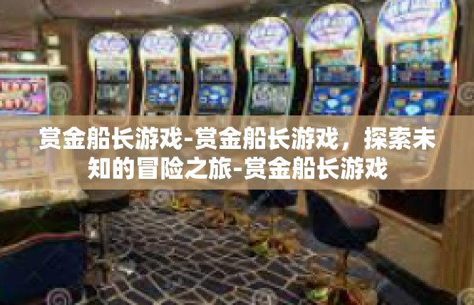 赏金船长游戏-赏金船长游戏，探索未知的冒险之旅-赏金船长游戏