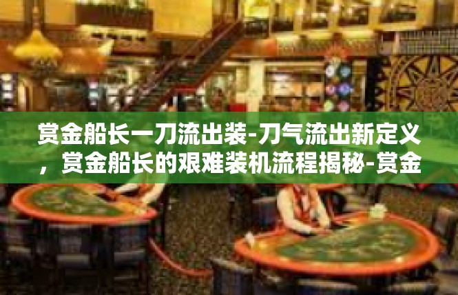 赏金船长一刀流出装-刀气流出新定义，赏金船长的艰难装机流程揭秘-赏金船长一刀流出装