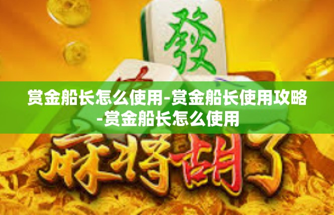 赏金船长怎么使用-赏金船长使用攻略-赏金船长怎么使用