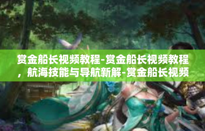 赏金船长视频教程-赏金船长视频教程，航海技能与导航新解-赏金船长视频教程