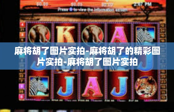 麻将胡了图片实拍-麻将胡了的精彩图片实拍-麻将胡了图片实拍